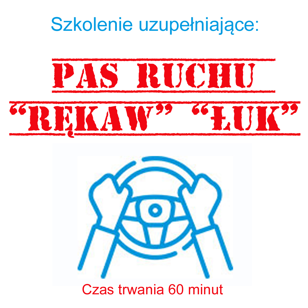 pas ruchu, rekaw
